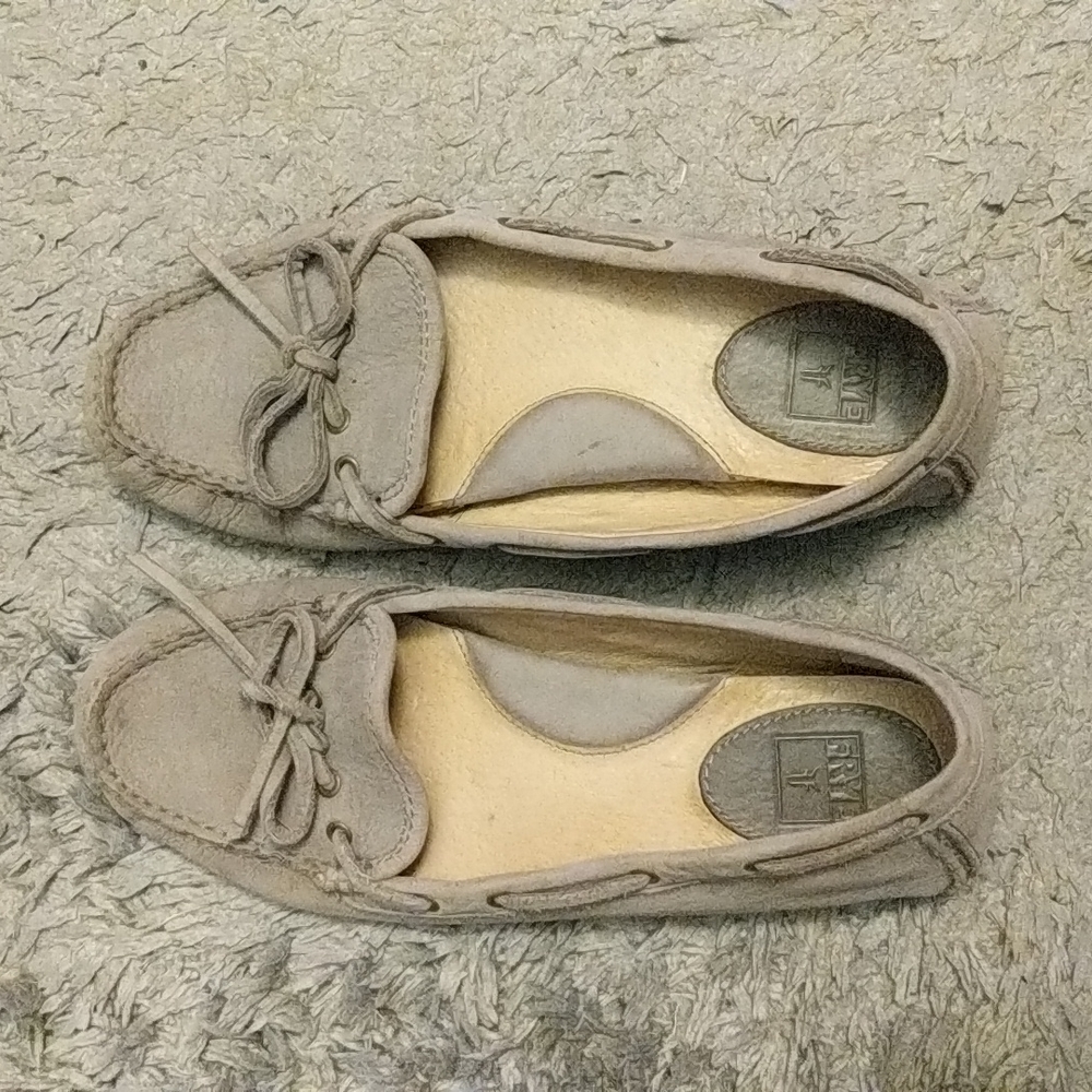 Frye Regan Campus leather driving moccasins